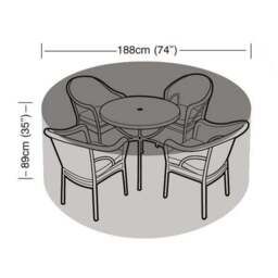 Garland 4 and 6 Seater Round Green Furniture Set Cover - thumbnail 3