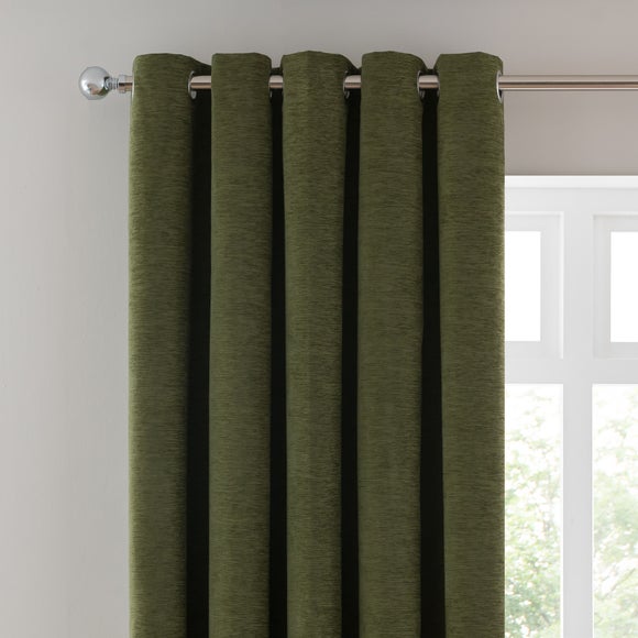 Genoa Chenille Blackout Eyelet Curtains - image 1