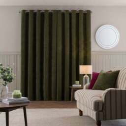 Genoa Chenille Blackout Eyelet Curtains - thumbnail 4