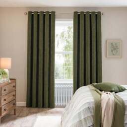 Genoa Chenille Blackout Eyelet Curtains - thumbnail 2