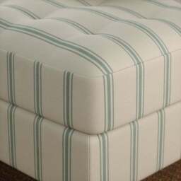 Zoe Folkstone Stripe Square Storage Footstool - thumbnail 4