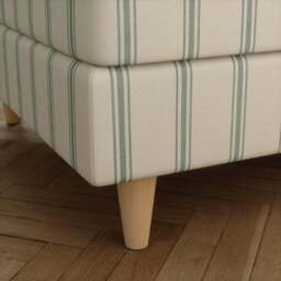 Zoe Folkstone Stripe Square Storage Footstool - thumbnail 5