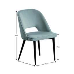 Lillia Velvet Dining Chair - thumbnail 6