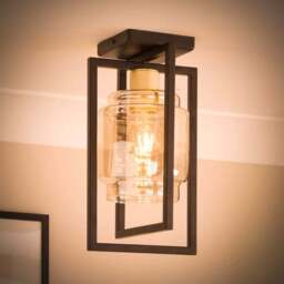 Seattle Industrial Flush Ceiling Light - thumbnail 2