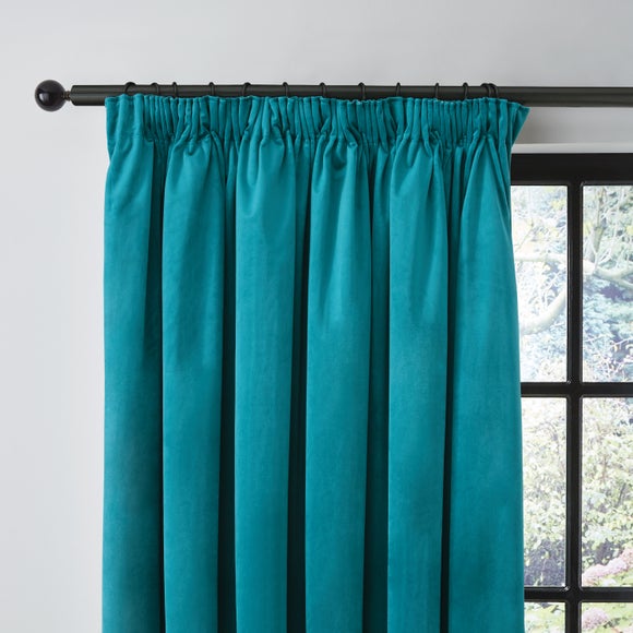Luxe Velour Pencil Pleat Curtains - image 1