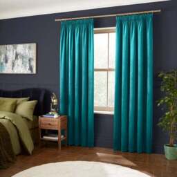 Luxe Velour Pencil Pleat Curtains - thumbnail 2