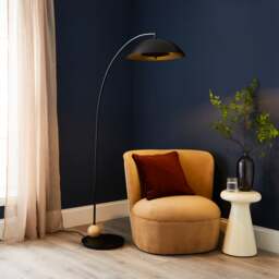 Hotel Marmont Modern 2 Light Arc Floor Lamp - thumbnail 1