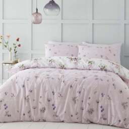 Catherine Lansfield Songbird Reversible Duvet Cover & Pillowcase Set - thumbnail 3
