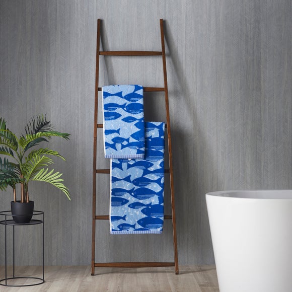 Frazer Fish Cotton Towel - image 1