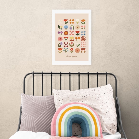 East End Prints Flower Garden Soft Pink Print by Kid of the Village - image 1