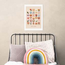 East End Prints Flower Garden Soft Pink Print by Kid of the Village - thumbnail 1