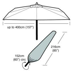 Extra Large Parasol Super Tough Cover
