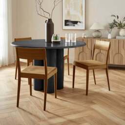 Dorothea Dining Chair, Dark Stain Oak - thumbnail 2