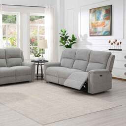 Dartmoor Chenille Power Recliner 3 Seater Sofa - thumbnail 2