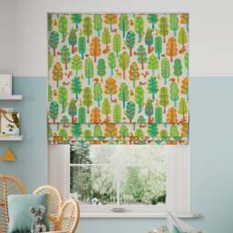 Funky Forest Made to Measure Roman Blind - thumbnail 1