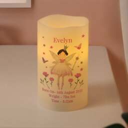 Personalised Fairy Princes LED Candle - thumbnail 1