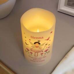 Personalised Fairy Princes LED Candle - thumbnail 3