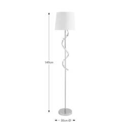 Palais 2 Light Metal Floor Lamp - thumbnail 6
