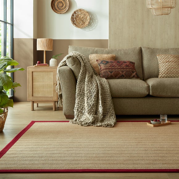 Herringbone Jute Border Rug - image 1