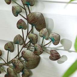 Metal Floral Garden Wreath - thumbnail 2