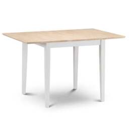Rufford 4 Seater Two-Tone Dining Table, Ivory - thumbnail 3