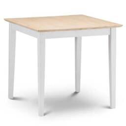 Rufford 4 Seater Two-Tone Dining Table, Ivory - thumbnail 2