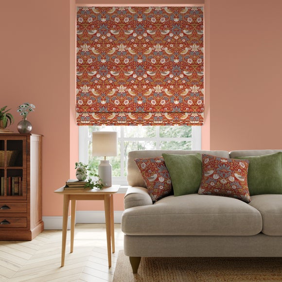 Strawberry Thief Velvet Made to Measure Roman Blind - image 1