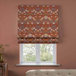 Strawberry Thief Velvet Made to Measure Roman Blind - thumbnail 3