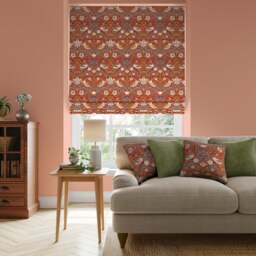 Strawberry Thief Velvet Made to Measure Roman Blind - thumbnail 1