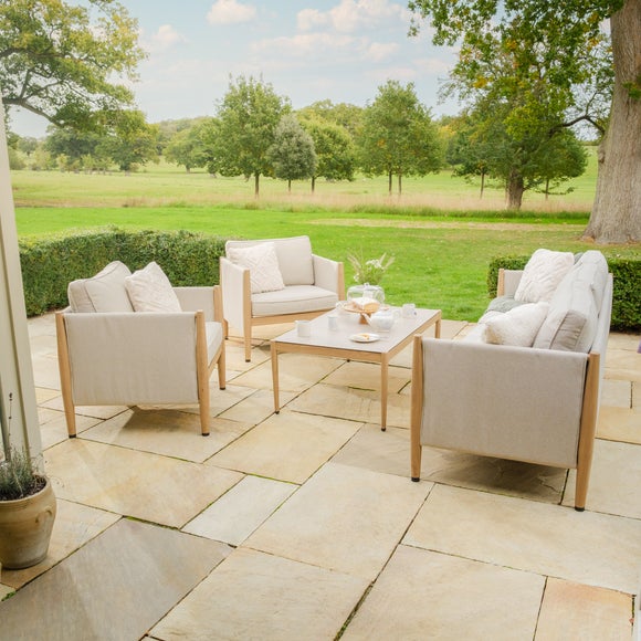 Maze Burford 3 Seater Garden Sofa Set - image 1