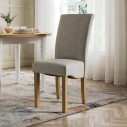 Aiden Set of 2 Dining Chairs, Boucle - thumbnail 1