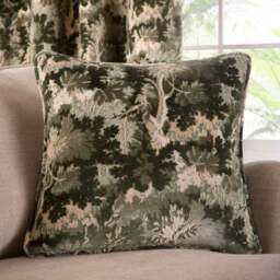 Velvet Trees Eyelet Curtains - thumbnail 5