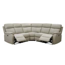 Aspire Kingsmere Leather Power Recliner 5 Seater Corner Sofa - thumbnail 2