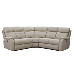 Aspire Kingsmere Leather Power Recliner 5 Seater Corner Sofa - thumbnail 5