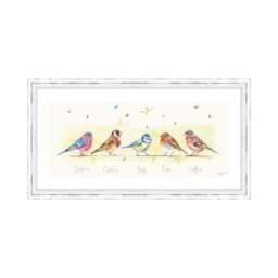 The Art Group Line Of Garden Birds Framed Print - thumbnail 2