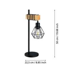 EGLO Townshend Industrial Table Lamp - thumbnail 4