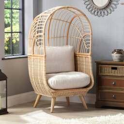 Desser Cocoon Rattan Chair - thumbnail 1