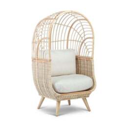 Desser Cocoon Rattan Chair - thumbnail 2