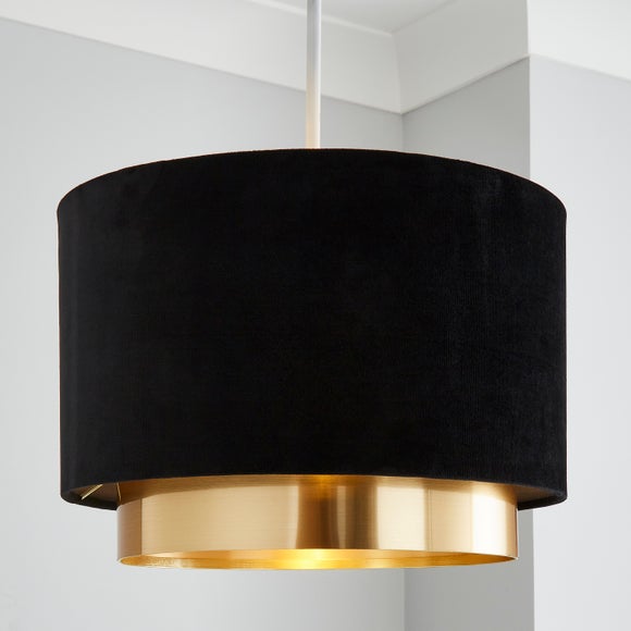 Nesa Two Tier Velvet Lamp Shade - image 1