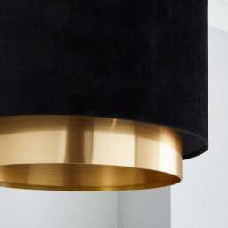 Nesa Two Tier Velvet Lamp Shade - thumbnail 3