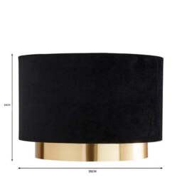 Nesa Two Tier Velvet Lamp Shade - thumbnail 5