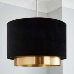 Nesa Two Tier Velvet Lamp Shade - thumbnail 2