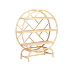 Desser Medium Rattan Etagere Bookcase - thumbnail 2