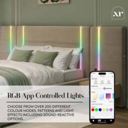 XR Living Amelia Ottoman Hotel RGB Bed - thumbnail 3