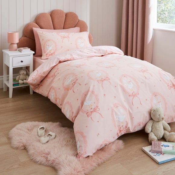 Vintage Goose Duvet Cover and Pillowcase Set