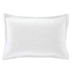 Geo Matalasse Jacquard 100% Cotton Oxford Pillowcase - thumbnail 2