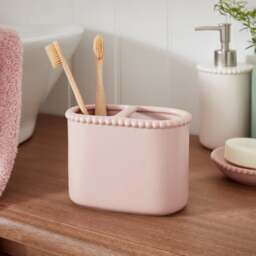 Bobbin Double Toothbrush Holder - thumbnail 1