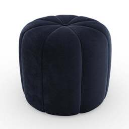 Pumpkin Velvet Footstool - thumbnail 5
