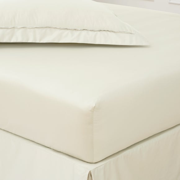 Dorma Luxurious & Silky 500 Thread Count 100% Cotton Sateen Fitted Sheet - image 1