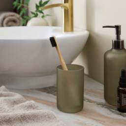 Hotel Glass Toothbrush Holder - thumbnail 1